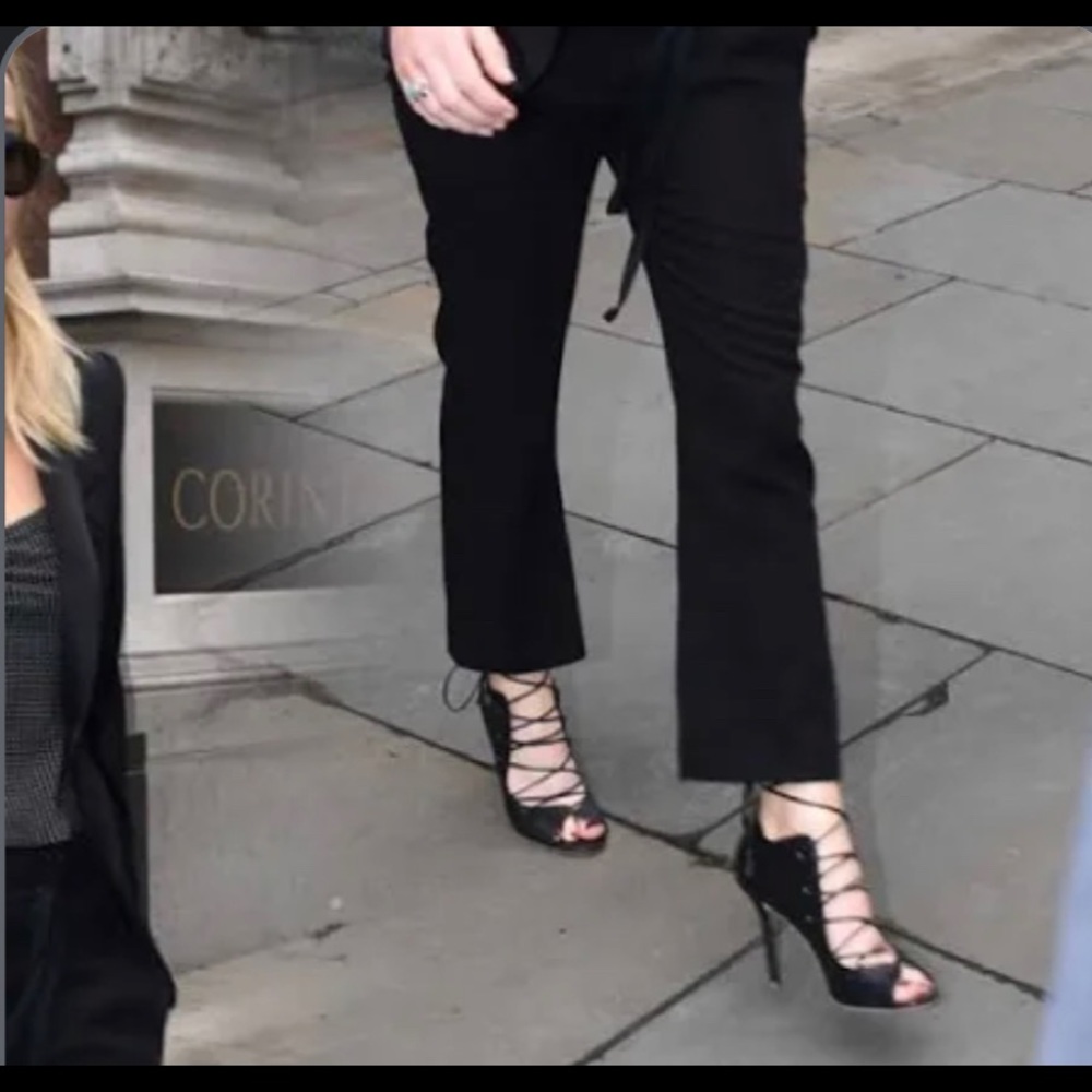 Malone Souliers Tie up Sandals 36 black
